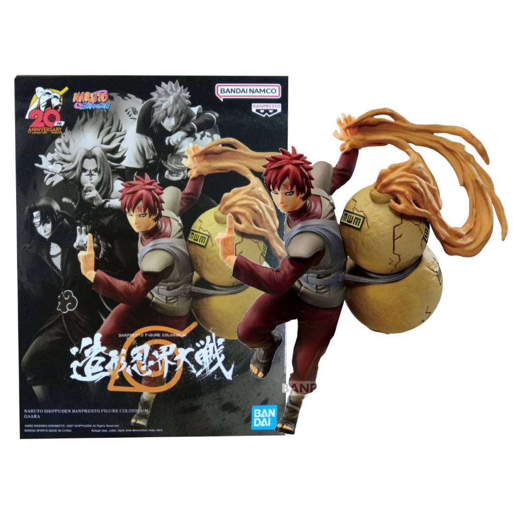 Banpresto - Naruto Shippuden Colosseum - Statua Gara - PVC Da Collezione