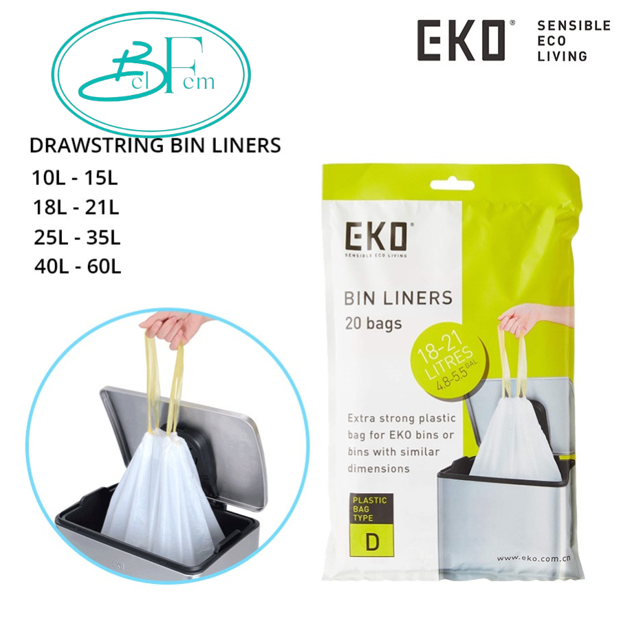 EKO Bin Liners, 25-35L, Pack of 12