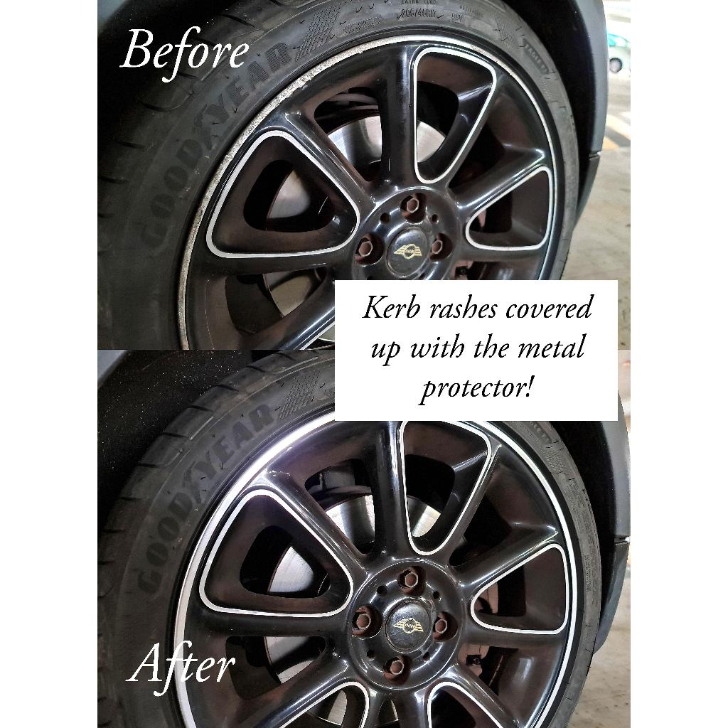 Car Tyre Wheel Rim Protector Metal Ring Rim Guard (Aluminium Metal ...