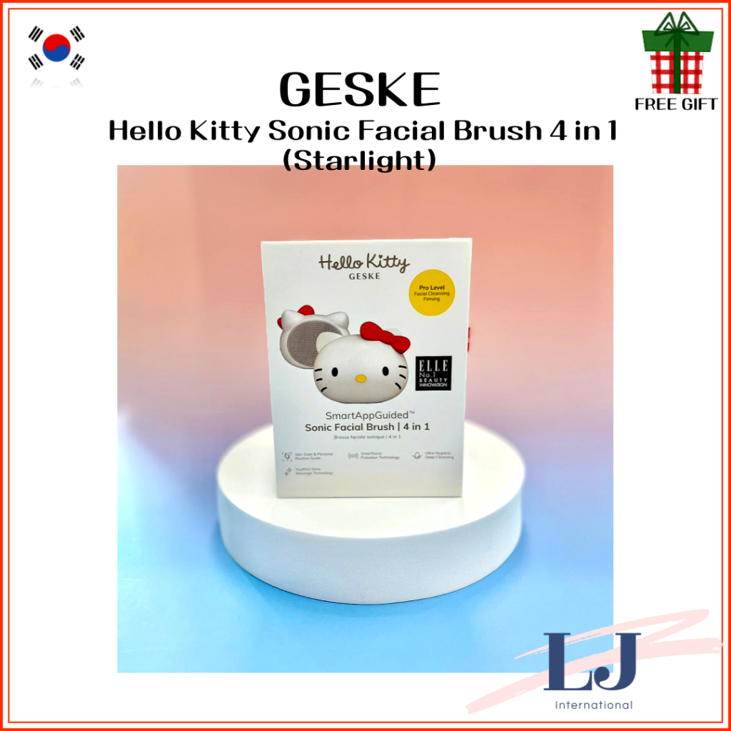 GESKE Hello Kitty Sonic Facial Brush 4 in 1 (Starlight) | Shopee Singapore
