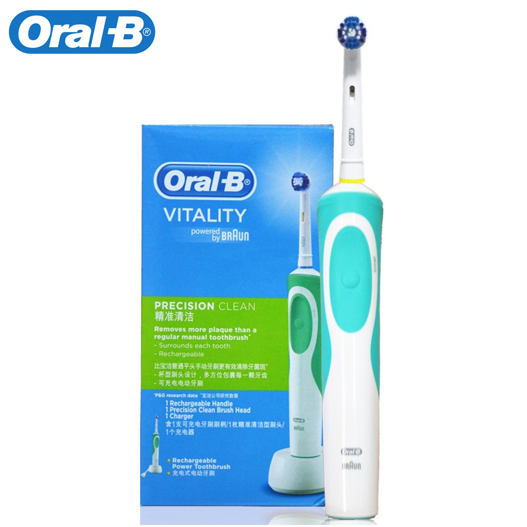 [SG Ready Stock] OralB Vitality Rechargeable Toothbrush D12 with 6