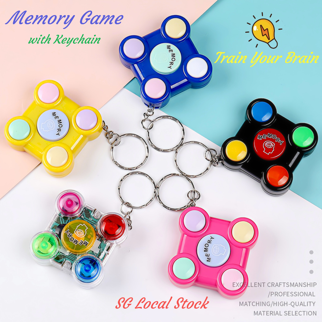 Memory Game Keychain(minimum 2 pcs) Brain Training Game for Kids ...