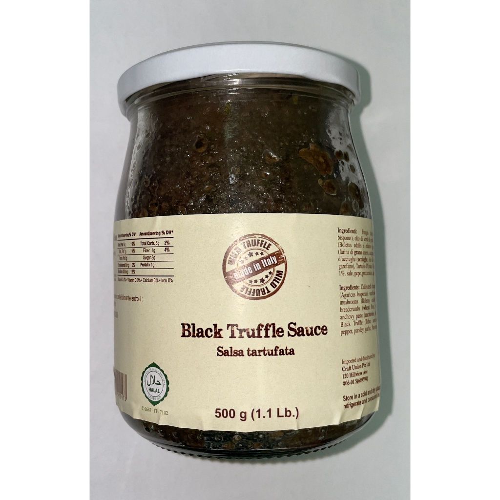 Wild Black Truffle Sauce Halal 500g Shopee Singapore