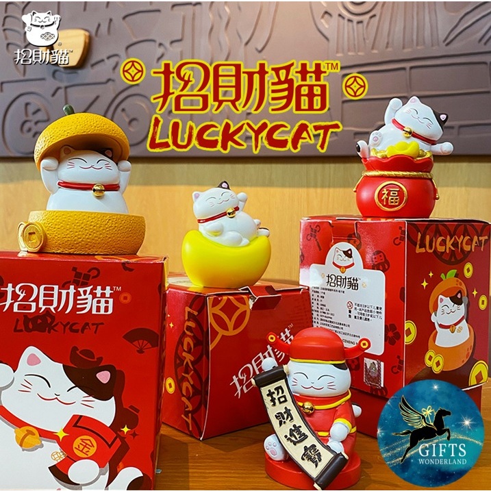 Lucky Cat Figurine Ornament Display Pendant cute Christmas Gift New ...