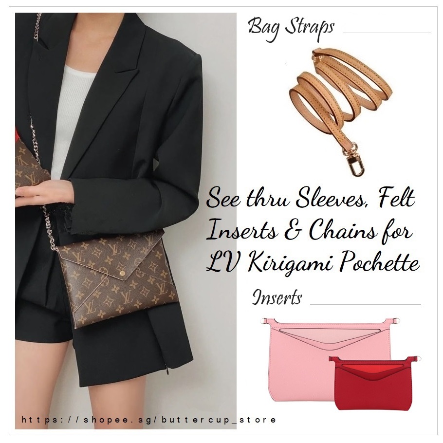 Louis vuitton kirigami insert with chain hotsell
