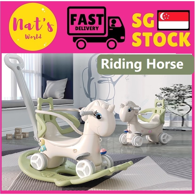 Baby Rocking Horse Toy Rider Rocking Horse Seat Purpose Kids Ride Shopee Singapore