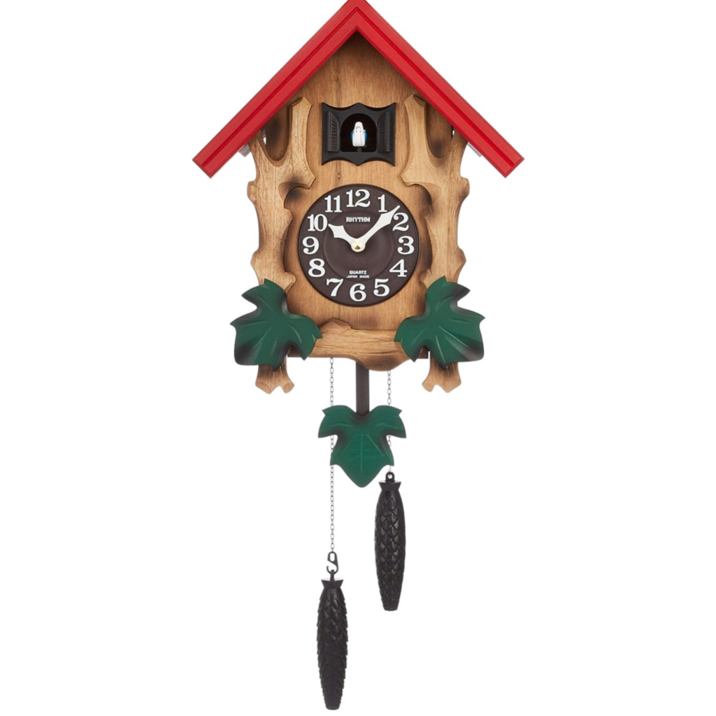 Rhythm Clock Cuckoo Wall Clock Made in Japan Analog kakkomerubiru R