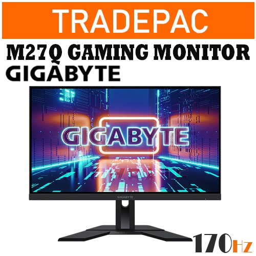 GIGABYTE M27Q 27 170Hz 1440P -KVM Gaming Monitor, 2560 x 1440 SS IPS  Display, 0.5ms (MPRT) Response Time, 92% DCI-P3, HDR Ready, FreeSync  Premium