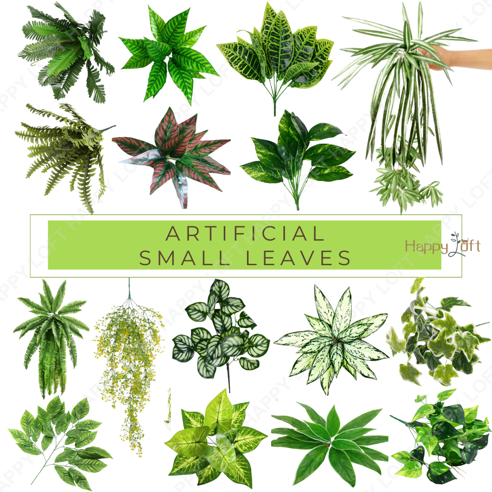 [SG SELLER]Artificial Small Bush Fake Leaves Artificial Leaves