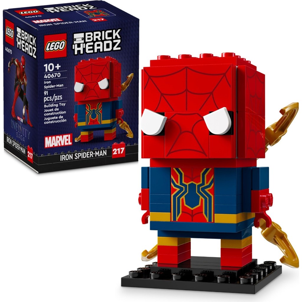 [READY STOCKS] LEGO Marvel Studio Super Heroes Brickheadz 40670 Iron