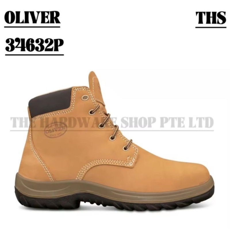 OLIVER Wheat Lace Up Ankle Boot -（34632P） | Shopee Singapore