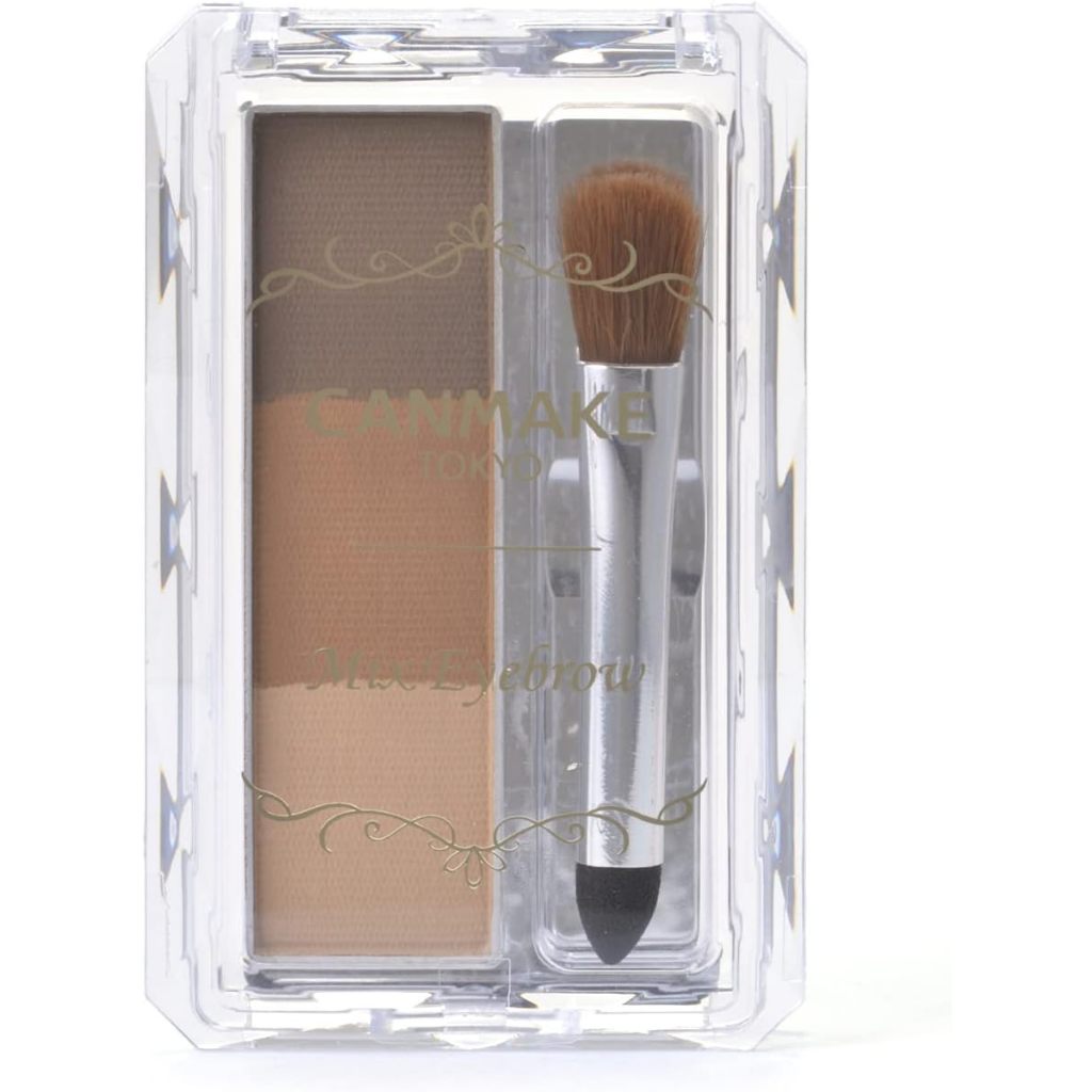 Canmake Mixed Eyebrow 02 Natural Brown 2g Highlight powder eyebrows, nose shadow, and eye makeup