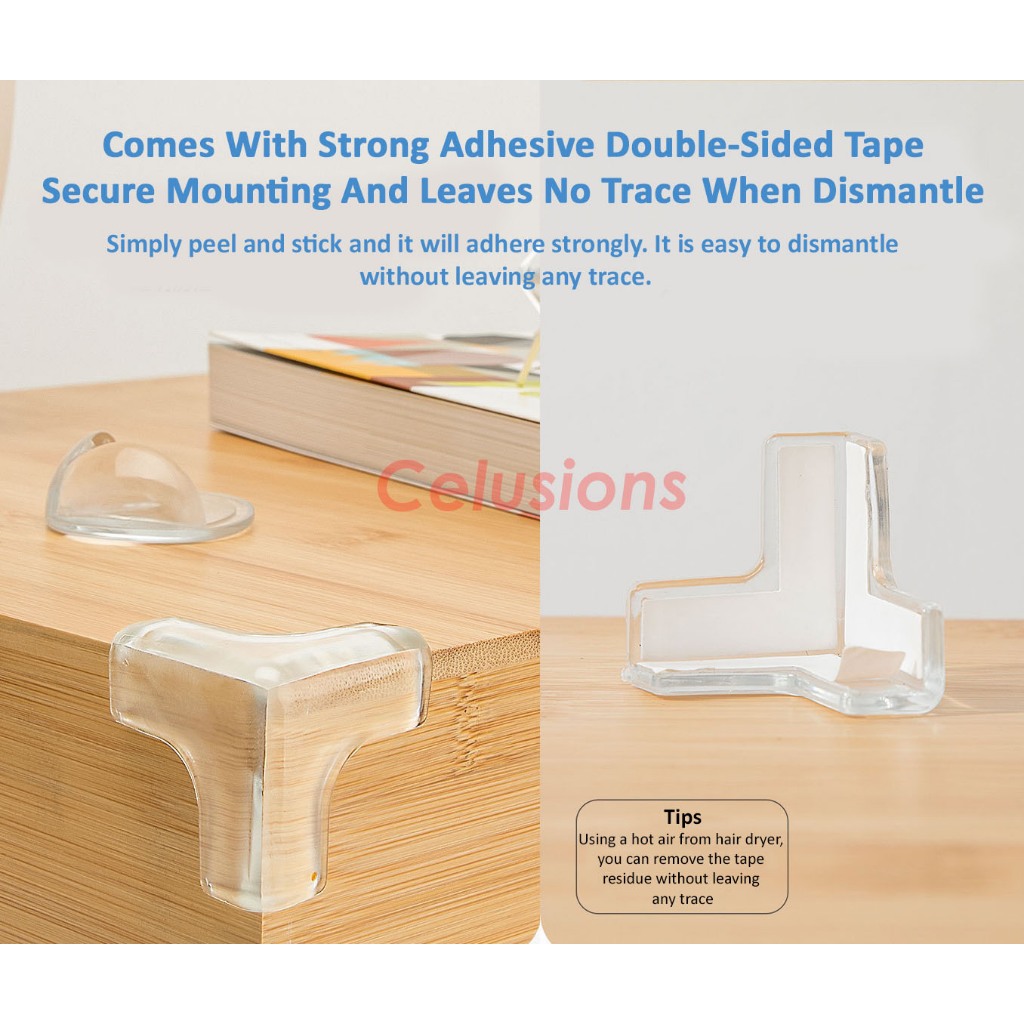 ️️Corner Protector ️️ Table Furniture Sharp Edge Safety Guard Baby Kids ...