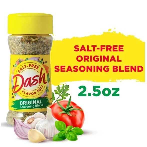 Dash Original Seasoning Blend, SaltFree, Kosher, 2.5 oz Shopee Singapore