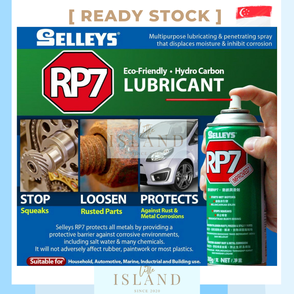 Selleys RP7 Multi-purpose Lubricating and Penetrating Spray (211ml/150g ...