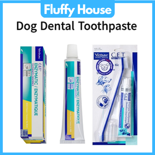 [VIRBAC] C.E.T Toothpaste Tooth Dental Brush Set 70g Malt Flavor