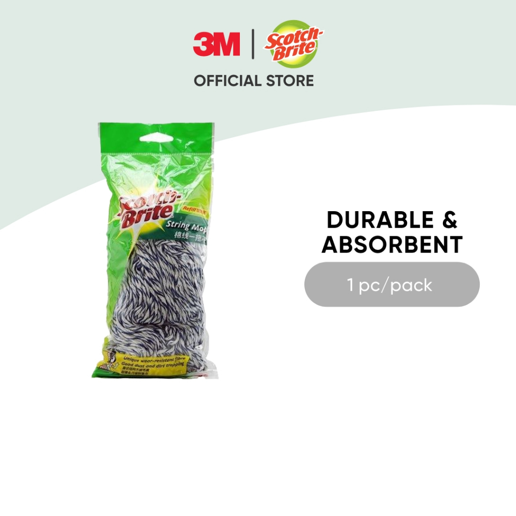 3M™ Scotch-Brite™ String Mop Refill, Durable, 1 pc/pack, For cleaning ...