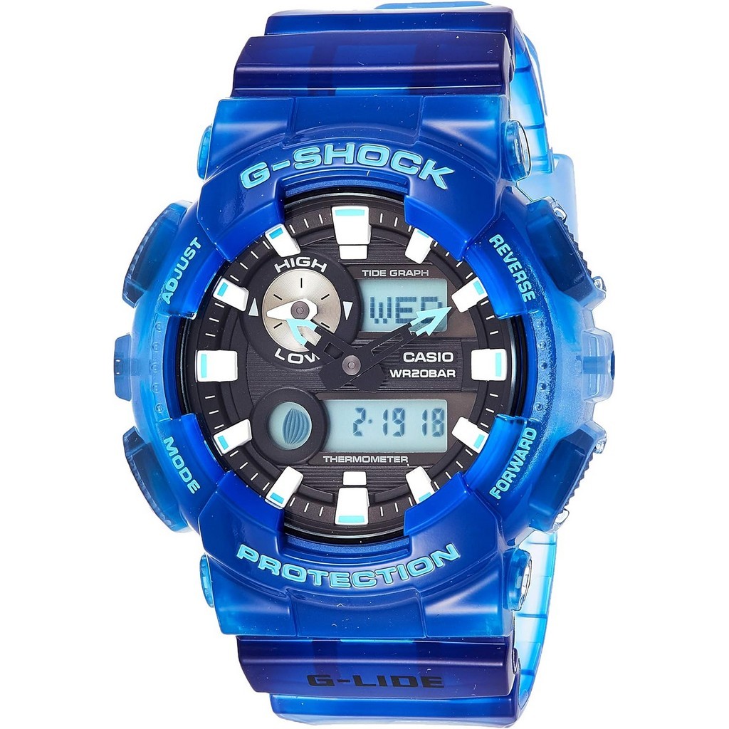 Casio G-Shock G-Lide Analog Digital Resin Strap Black Dial Quartz GAX ...