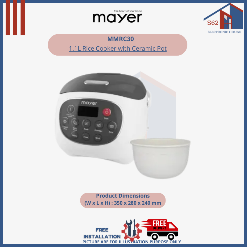 mayer rice cooker ceramic pot