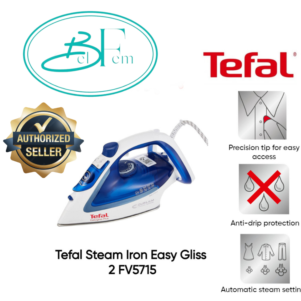 Tefal Steam Iron Easy Gliss 2 FV5715, Tefal