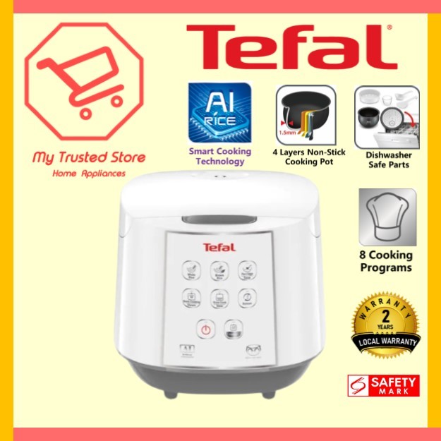 Tefal 1.8L (RK7321) Easy Rice Spherical Pot Rice Cooker | Shopee Singapore