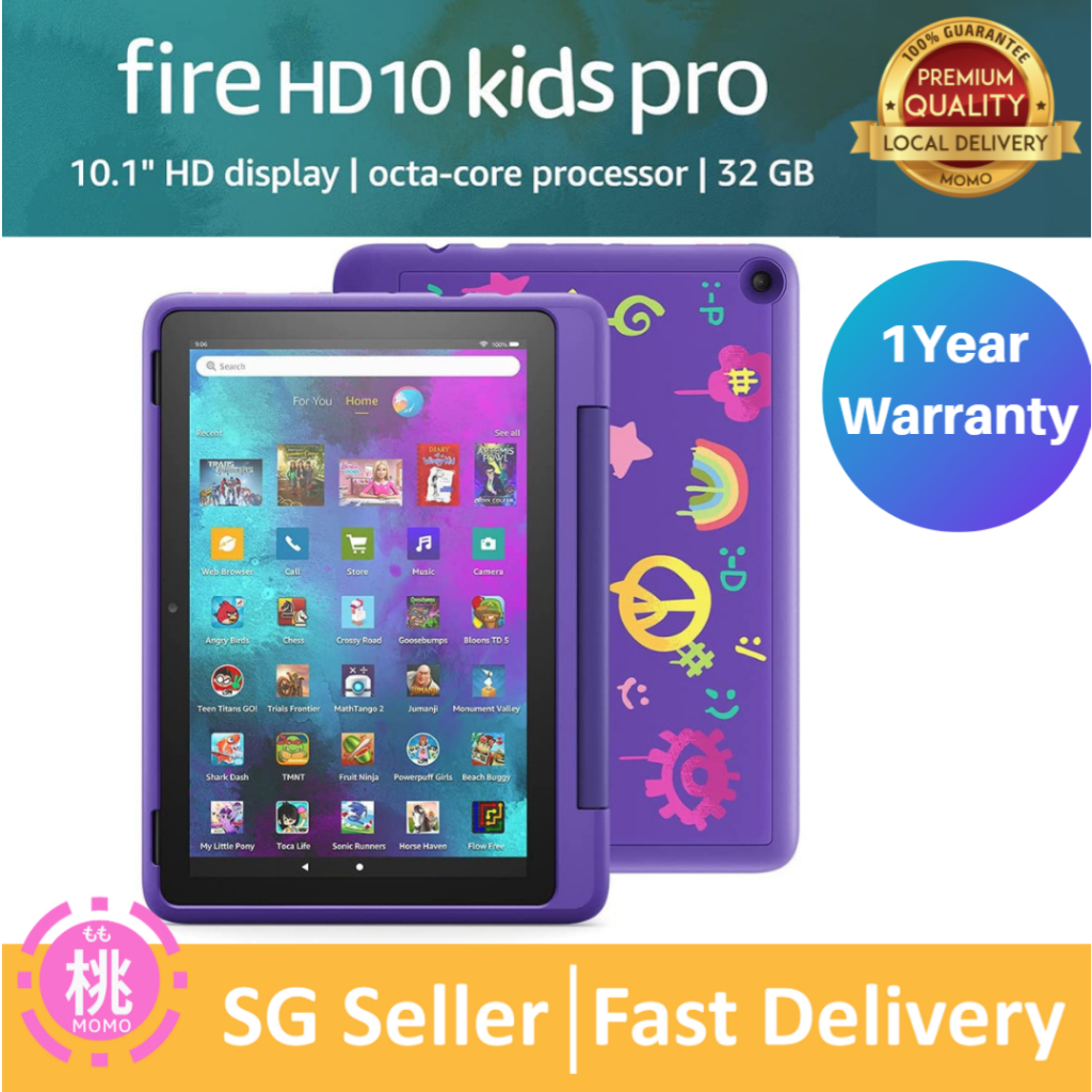 Fire HD 10 Kids / 10 Kids Pro Edition Tablet – 10.1” 1080p full HD