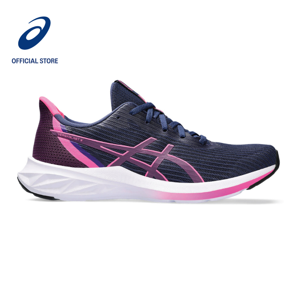ASICS Women VERSABLAST 3 Running Shoes in Deep Ocean Hot Pink