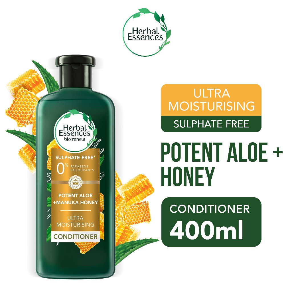 Herbal Essences Biorenew Potent Aloe Sulfate Free Shampoo 400 Ml Conditioner 400 Ml Shopee 6571