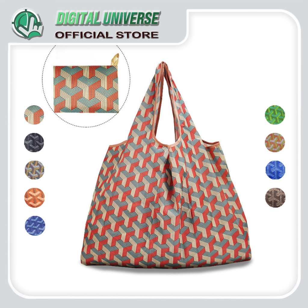 [SG Ready Stock} Foldable Bag Shopping Supermarket Travel Reusable