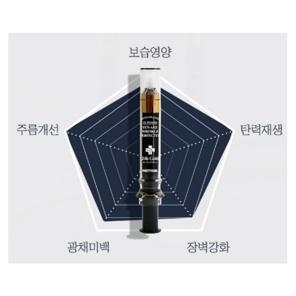 TOTAL SOLUTION 2X POWER＆SYN-AKE PRETTYSKIN] Total Solution 2X Power Syn-Ake Wrinkle Perfecter 12ml