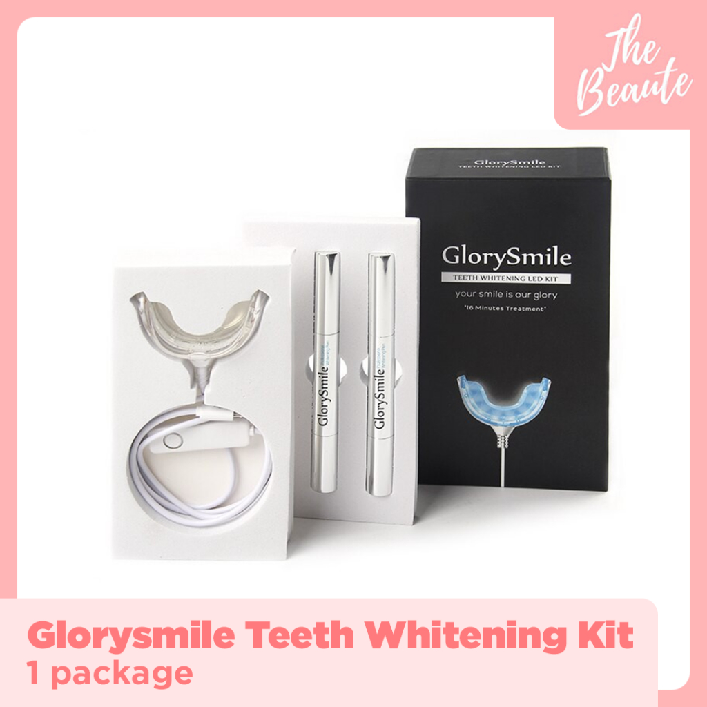 Glory Smile Teeth Whitening Kit with 16 LED whitening light 3 whitening