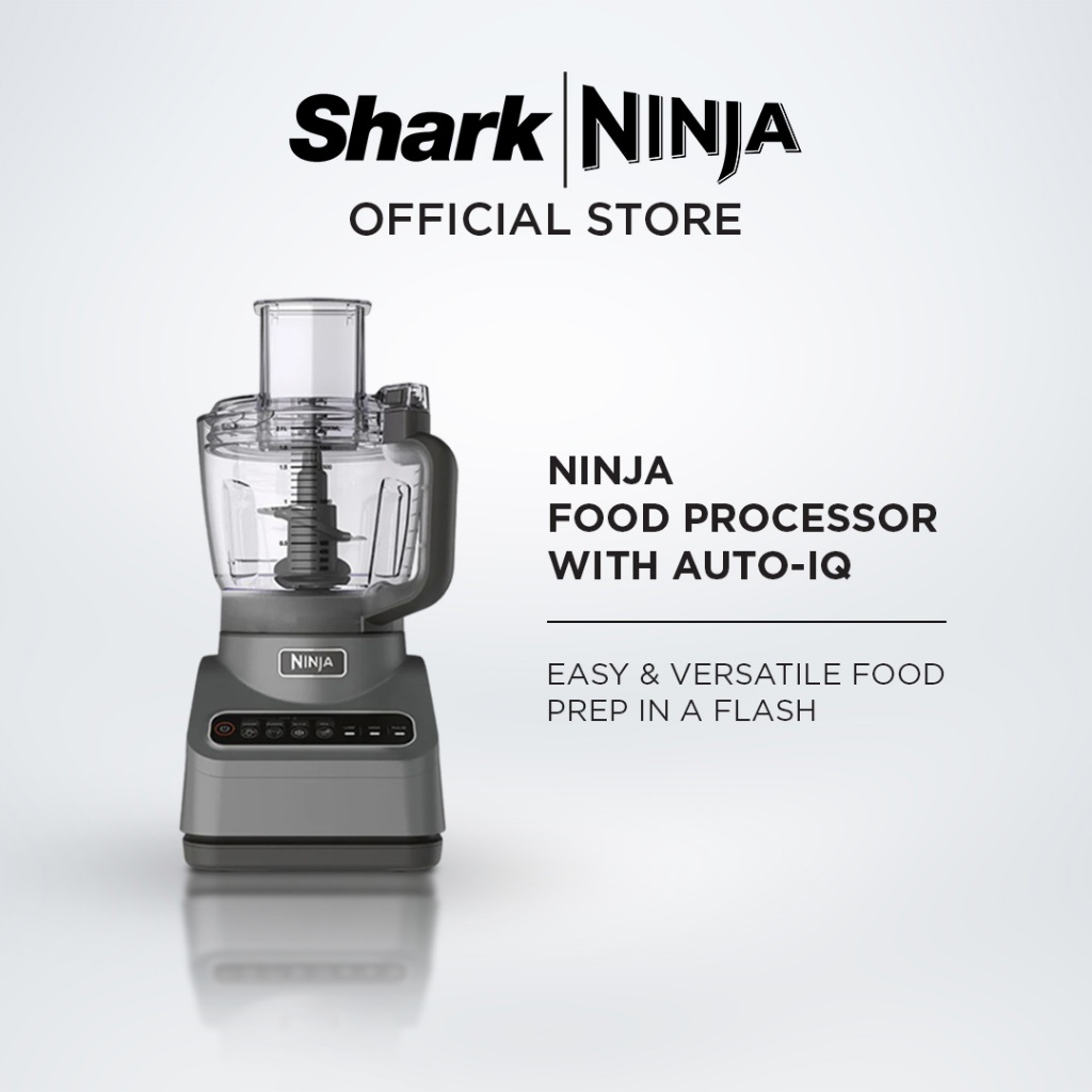 Ninja Food Processor 4 Auto Programs Chop, Puree, Slice, Mix, 3 Manual