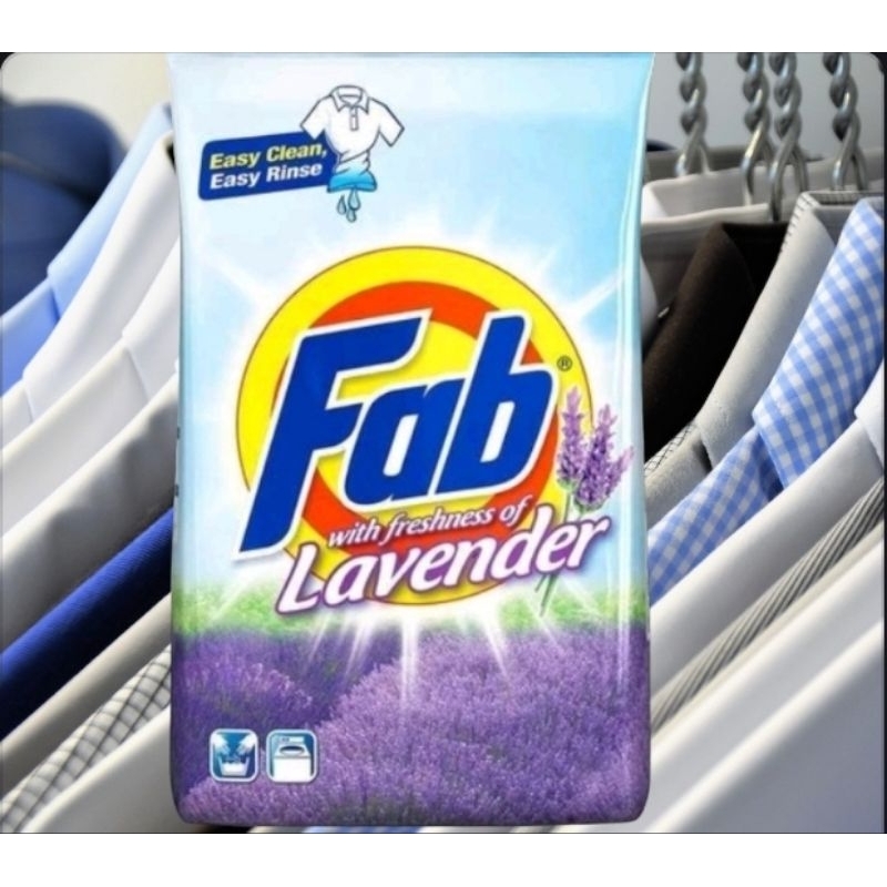 [Bundle of 3] FAB Laundry Powder Detergent 680G/630g Perfect Lavender