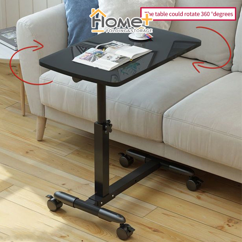 (HOME+) Simple movable laptop table lifting table bedroom folding ...