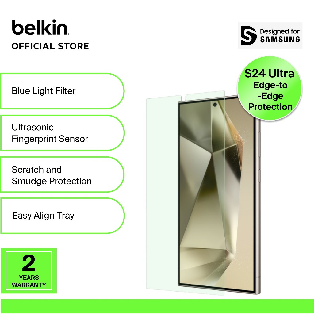 Belkin OVB037/038/039zz ScreenForce TrueClear Curve Blue Light Screen