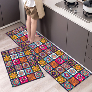 Long Strip Floor Mat Kitchen Oil-proof Mat Bathroom Absorbent Non-slip Rugs  Cartoon Floor Mat Area Carpet Rugs Living Room