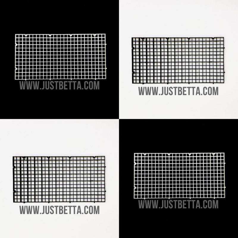 Aquarium Egg Crate (Black/ White) Fish Tank Cover/ Divider/ Filter (EggCrate) Shopee Singapore