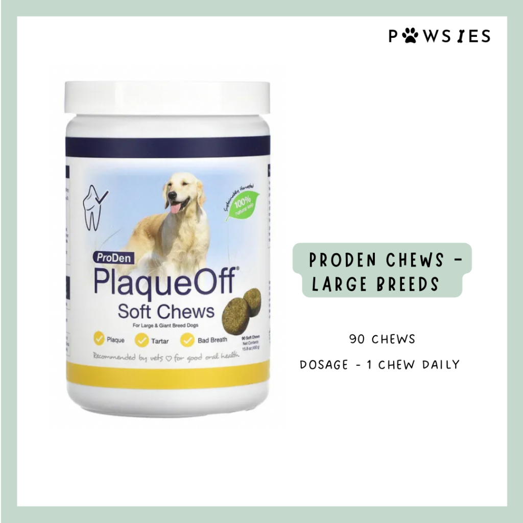 60G 180G ProDen PlaqueOff VOHC approved food powder supplement dog