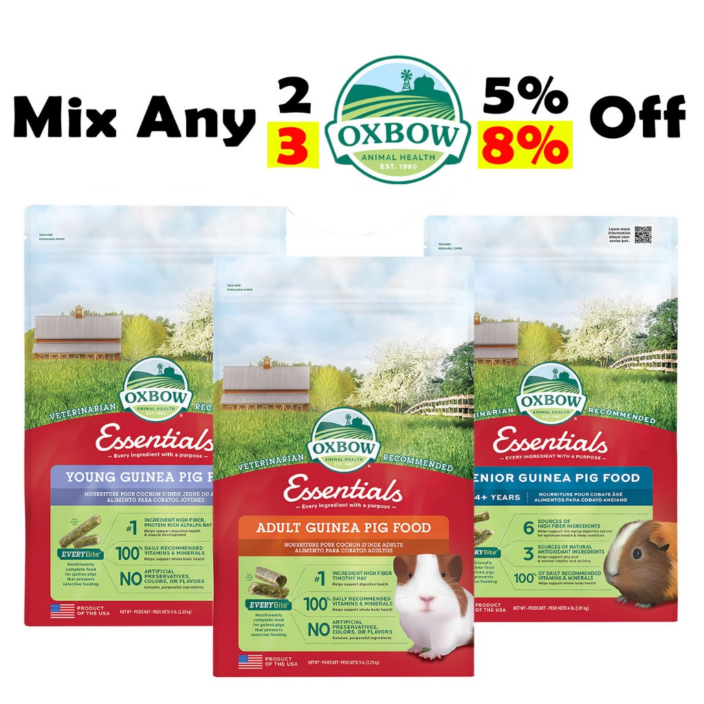 Photo inspiration: Visual Reference: Oxbow Essential Guinea Pig Food Adult Young Senior