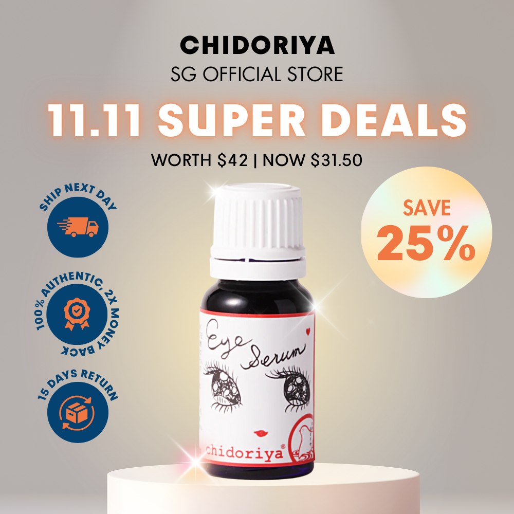 Chidoriya Sg Official Original Eye Serum 10ml All Natural Anti