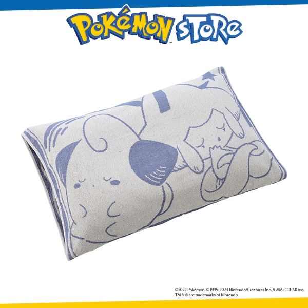 Pokémon Center Original Stretchy Pillow Case Jirachi Star Connection