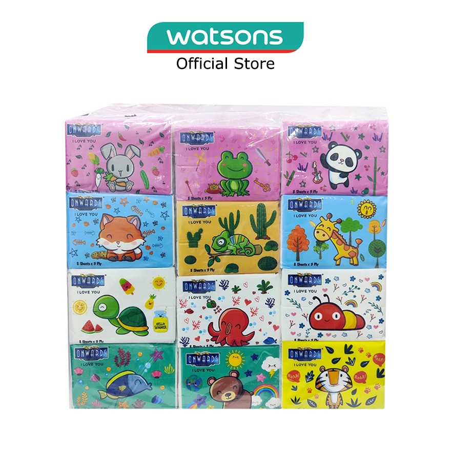 Nicole Home Collection 3-Ply Pocket Facial Tissues | 384 Individual Tissue Packs | 3840 Tissues Total