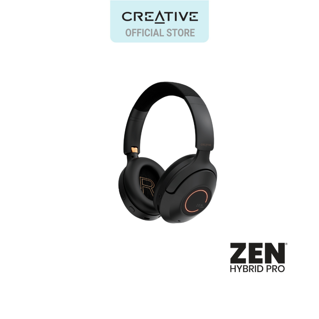 Creative Zen Hybrid Pro - Wireless Over-ear Headphones with 100 Hours ...