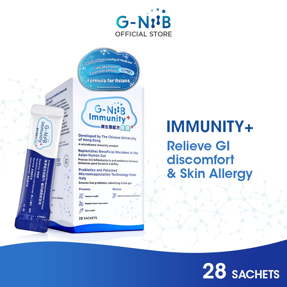 GNiib Immunity+ Probiotics, 28 Days l Immunity Boost Shopee Singapore