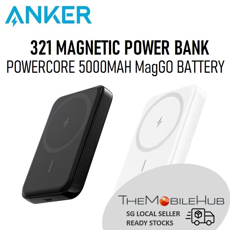 321 MagGo Battery Magnetic Power Bank 5000mAh A1616 - Anker Singapore