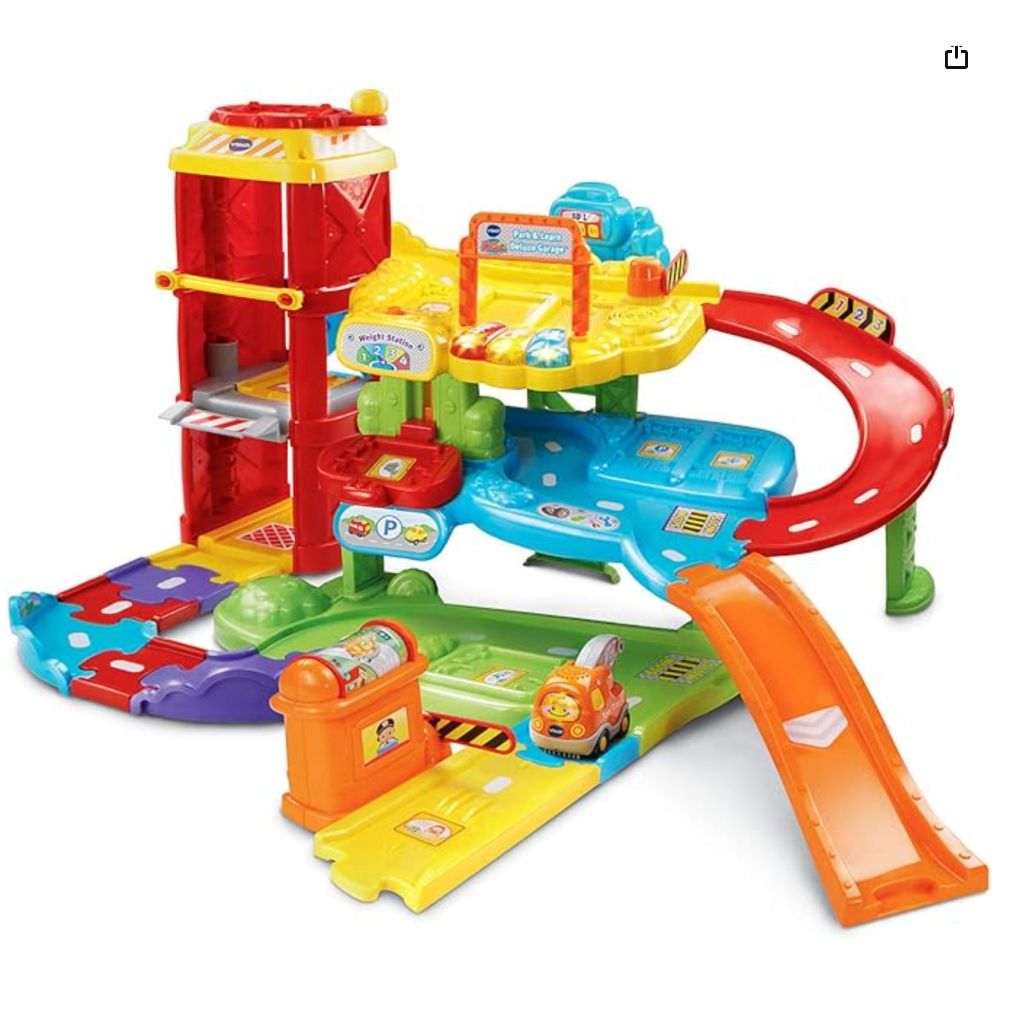 VTECH Go! Go! Smart Wheels Press & Race Monster Truck Rally, Park and ...