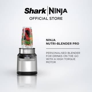 SharkNinja BL490T Nutri Ninja Auto-iQ Blender, Black 