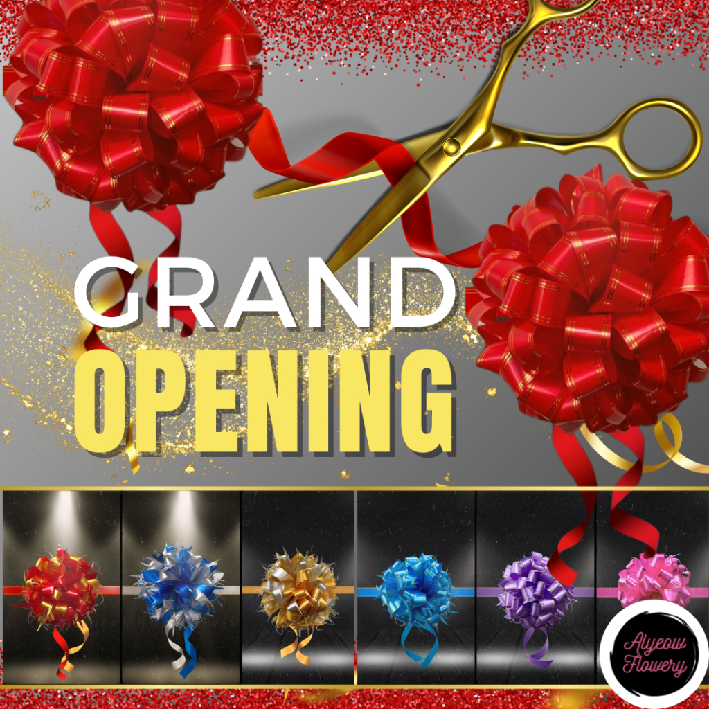 (SG Seller) 30cm Ball Ribbon for Grand Opening Ceremony Main Aacc246 ...