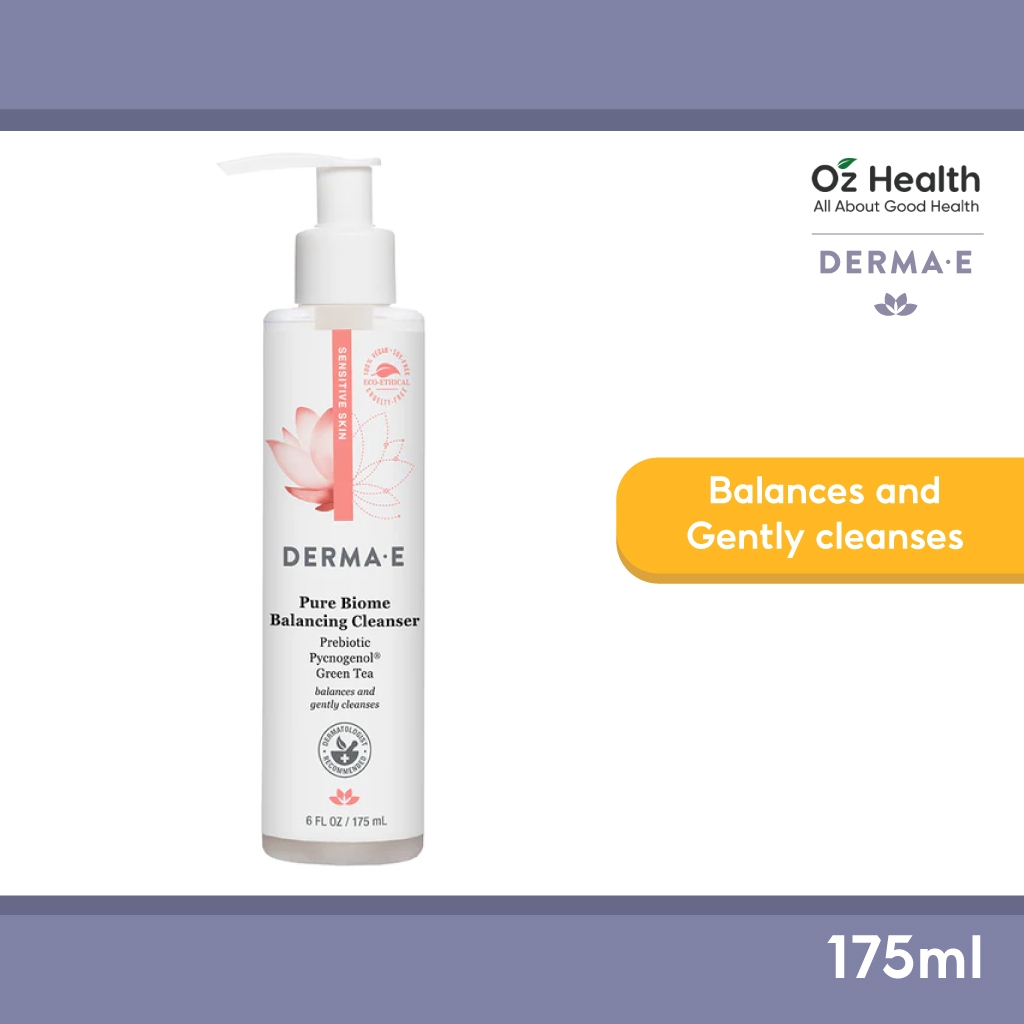 Derma E Pure Biome Balancing Cleanser 175ml | Shopee Singapore