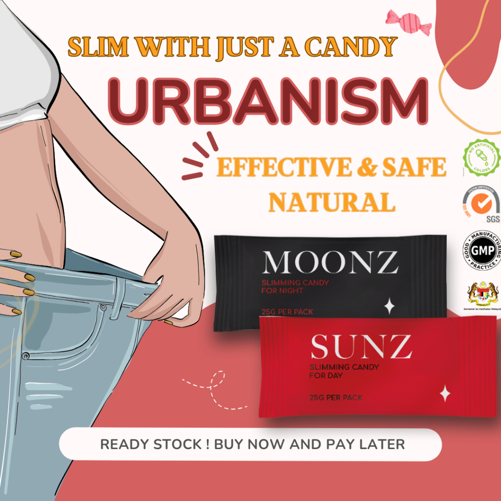 URBANISM Sunz & Moonz Authentic Slimming Candy from Italy and France